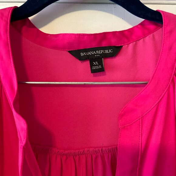 Banana Republic Pink Blouse - Size XL - Picture 3 of 3